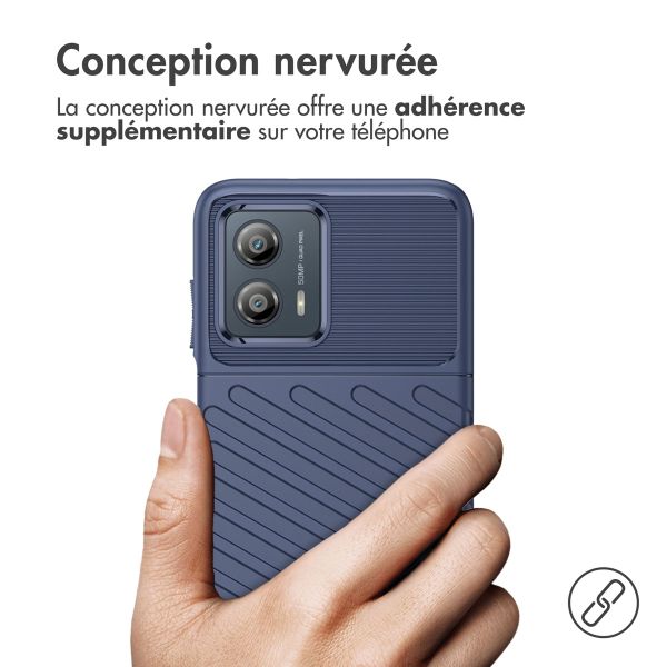 imoshion Coque Arrière Thunder Motorola Moto G53 - Bleu foncé