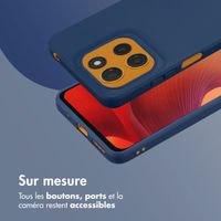 imoshion Coque Couleur Motorola Moto G15 / G15 Power - Bleu foncé