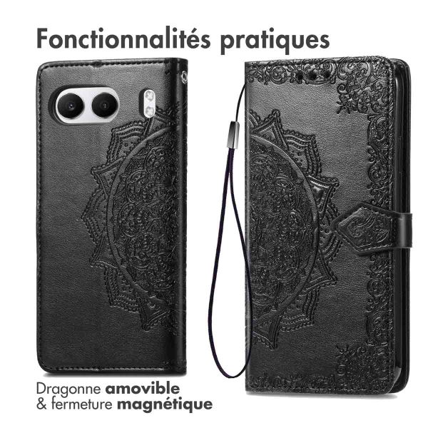 imoshion Etui de télephone Mandala OnePlus Nord 4 - Noir