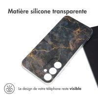 imoshion Coque Design Samsung Galaxy A55 - Black Marble