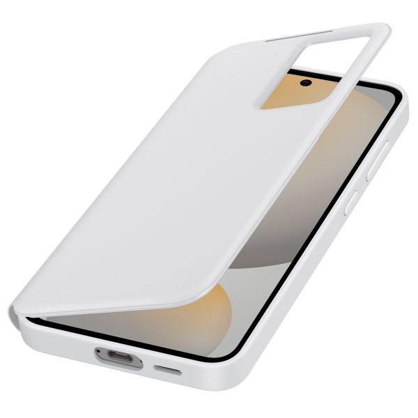 Samsung Original Coque S View Samsung Galaxy S24 FE - Blanc