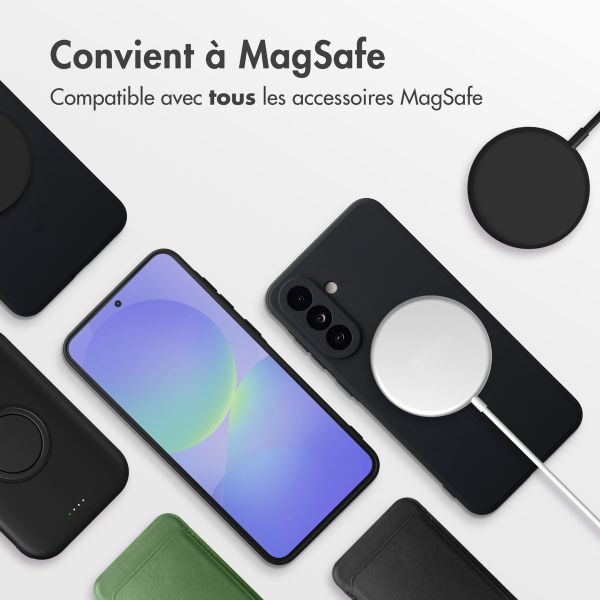 imoshion Coque Couleur avec MagSafe Samsung Galaxy A36 - Noir