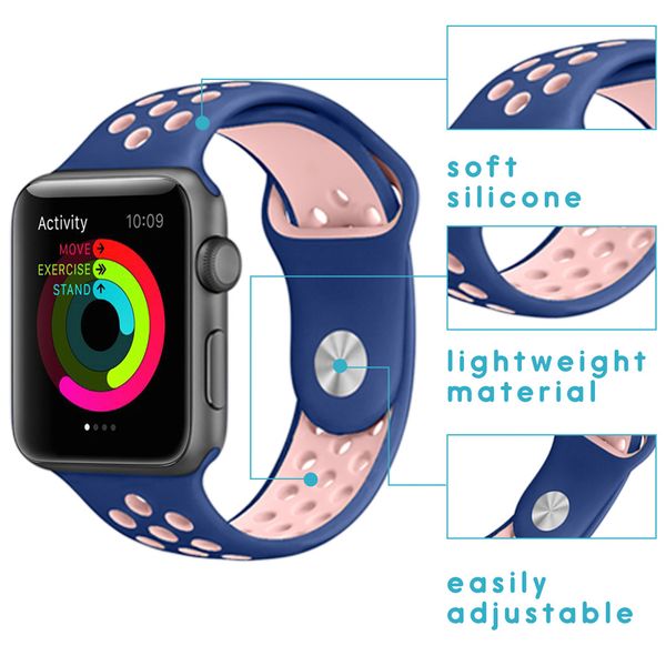 imoshion Bracelet sportif en silicone Apple Watch 1-6 / SE / Ultra (2) - 42/44/45 mm