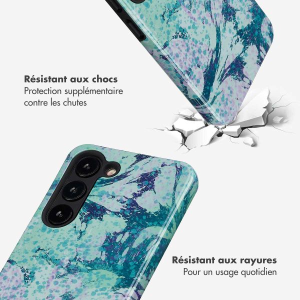 Selencia Coque arrière Vivid Samsung Galaxy S23 - Fresh Paint Green