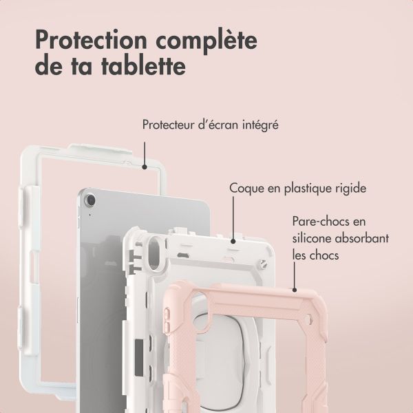 imoshion Coque tablette kidsproof Rugged Apple iPad Air 11 pouces (2025) M3 / (2024) M2 - Rose clair
