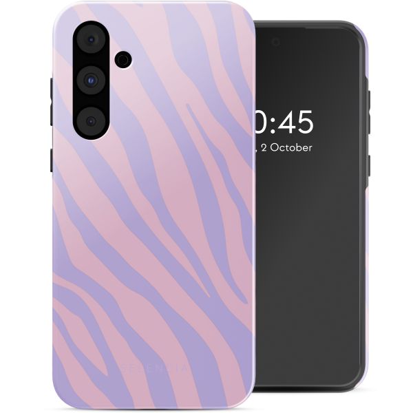 Selencia Coque arrière Vivid Tough Samsung Galaxy A55 - Zebra Light Pink Lilac