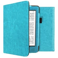 imoshion Étui de liseuse portefeuille en cuir végan Tolino Page 2 - Bleu clair