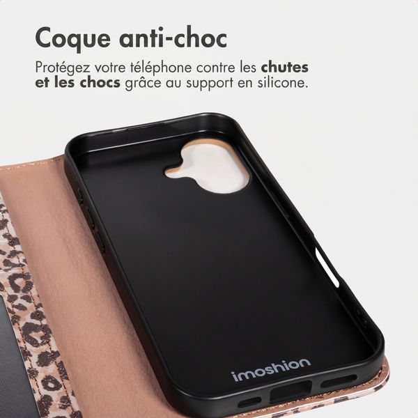 imoshion Étui de télephone portefeuille Design Apple iPhone 17 - Leopard Mood