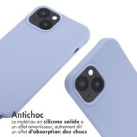 imoshion ﻿Coque en silicone avec cordon iPhone 14 - Violet