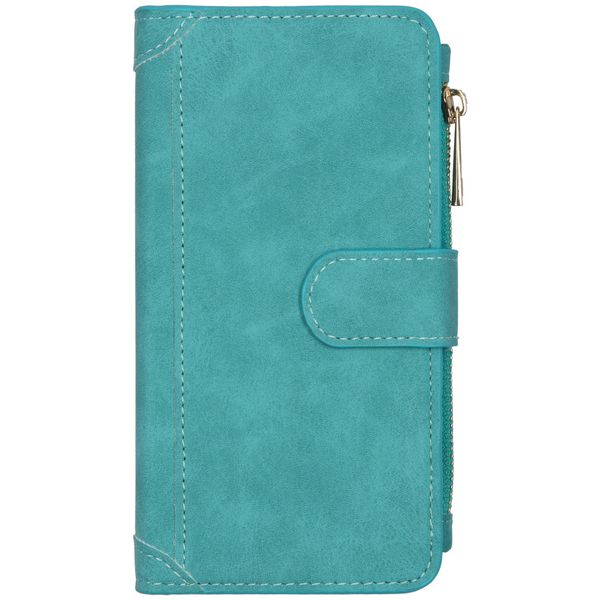 Porte-monnaie de luxe iPhone 12 (Pro) - Turquoise