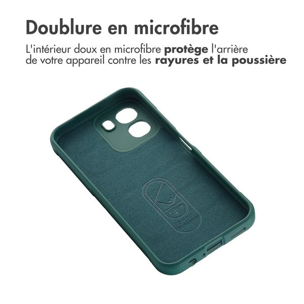 imoshion EasyGrip Backcover Oppo A6x (4G/5G) - Vert foncé