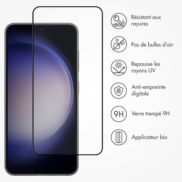 Accezz Protection d'écran en verre trempé avec applicateur Samsung Galaxy S22 / S23
