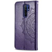 Etui de téléphone portefeuille Mandala Xiaomi Redmi 9