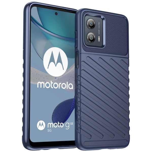 imoshion Coque Arrière Thunder Motorola Moto G53 - Bleu foncé