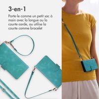 imoshion Etui de télephone portefeuille avec cordon Samsung Galaxy A34 (5G) - Turquoise