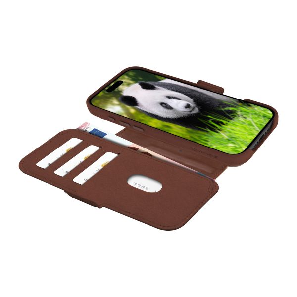 dbramante1928 Étui de téléphone portefeuille Lynge MagSafe Apple iPhone Air - Dark Tan