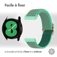 imoshion Bracelet élastique en nylon Samsung Galaxy Watch 7 40/44 mm - Turquoise