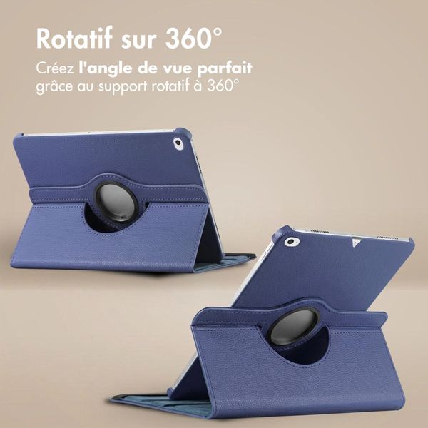 imoshion Coque tablette rotatif à 360° Apple iPad Air 2 (2014) / Air 1 (2013) - Bleu foncé
