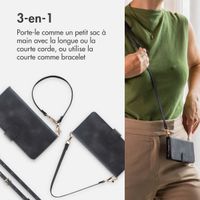 imoshion Etui de télephone portefeuille avec cordon Samsung Galaxy S25 FE - Noir