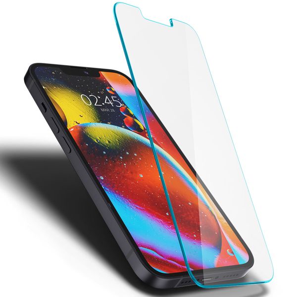 Spigen Protection d'écran en verre trempé GLAStR Fit + Applicator iPhone 13 Mini