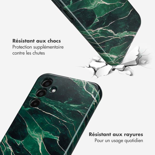 Selencia Coque arrière Vivid Samsung Galaxy A15 (5G/4G) - Chic Marble Quartz