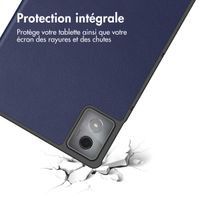 imoshion Coque tablette Trifold Lenovo Tab K11 Plus - Bleu foncé