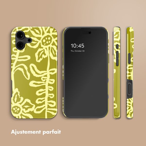 Selencia Coque arrière Vivid Apple iPhone 16 - Chalky Bloom