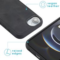 imoshion Etui de télephone luxe 2-en-1 amovible Apple iPhone 16e - Noir