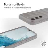 imoshion Coque arrière EasyGrip Samsung Galaxy S23 Plus - Gris