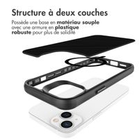 imoshion Rugged Hybrid Carbon Case avec MagSafe Apple iPhone 13 - Noir