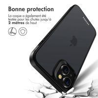 Accezz Coque Givrée Robuste iPhone 15 Plus - Noir