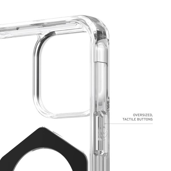 UAG Coque arrière Plyo XTE avec MagSafe et béquille Apple iPhone 16 Pro Max - Clear Titanium