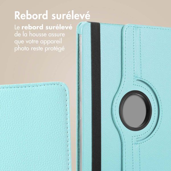 imoshion Coque tablette rotatif à 360° Samsung Galaxy Tab A9 Plus - Bleu clair