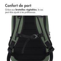 imoshion Sac à dos Hermétique et Étanche 16L - Moyen - Vert armée