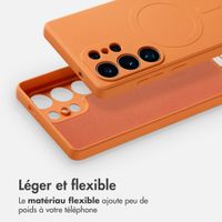 imoshion Coque Couleur avec MagSafe Samsung Galaxy S25 Ultra - Neon Orange