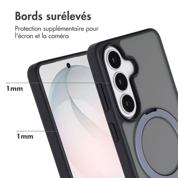Accezz Coque Ring Stand avec MagSafe Samsung Galaxy S26 - Noir
