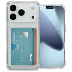 imoshion Coque silicone avec porte-cartes Apple iPhone 17 Pro - Transparent