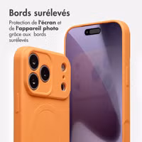 imoshion Coque Couleur avec MagSafe Apple iPhone 17 Pro Max - Neon Orange