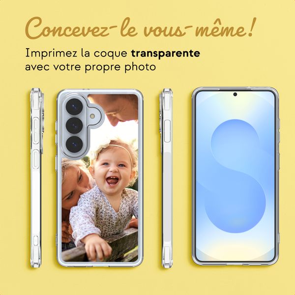 Concevez votre propre coque transparente Samsung Galaxy S26 Plus - Transparent