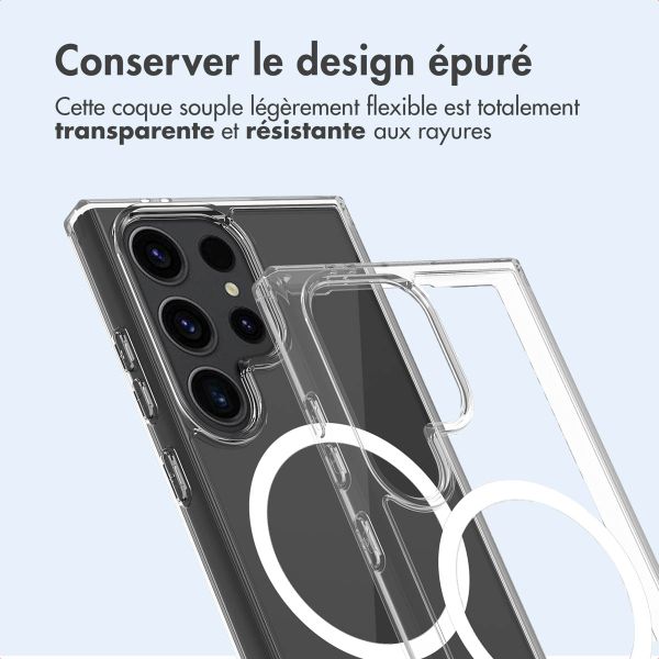 imoshion Coque arrière de protection avec MagSafe Samsung Galaxy S24 Ultra - Transparent