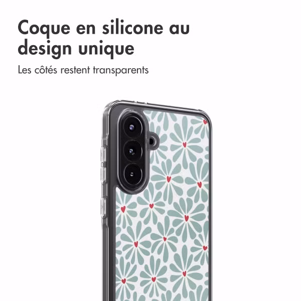 imoshion Coque Design Samsung Galaxy A56 - Bloom Love Sage Green