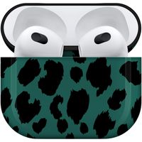 imoshion ﻿Coque Hardcover Design AirPods 3 (2021) - Green Leopard