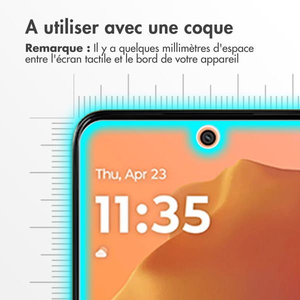 Accezz Protecteur d'écran en verre trempé Motorola Moto G15 / Moto G15 Power