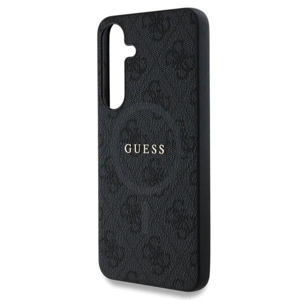Guess Coque MagSafe Classic avec logo 4G Samsung Galaxy S25 Plus - Noir