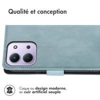 imoshion Étui de télephone portefeuille Xiaomi Redmi 15C (5G) - Bleu clair