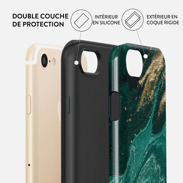 Burga Coque arrière Tough iPhone SE (2022 / 2020) / 8 / 7 - Emerald Pool