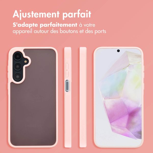 imoshion Coque Color Guard Samsung Galaxy A35 - Rose clair