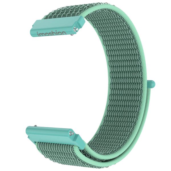 imoshion Bracelet en nylon avec fermeture velcro - Connexion universelle 22 mm - Vert menthe