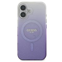 Guess Coque MagSafe IML Glitter Gradient Apple iPhone 16 - Purple
