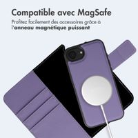 imoshion Étui portefeuille luxe 2-en-1 amovible Apple iPhone 17e / 16e - Violet